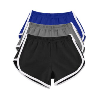 BLVB 3 Pack Women Sports Shorts Athletic Shorts Running Workout Yoga Dance Summer Short Pants Gym Clothes