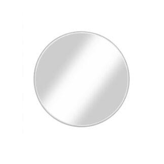 Martin Svensson Home 30" White Framed Round Wall Mirror