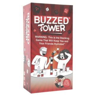 Buzzed Tower,  Stack-and-Sip Adult Drinking Game for Game Night Parties, Tailgates, and Bachelor Parties by What Do You