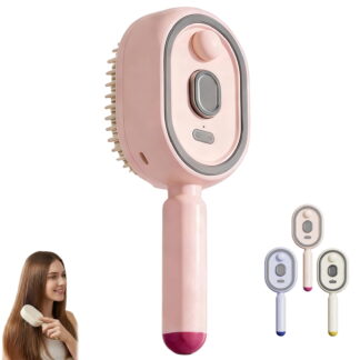 Electric Spray Air Cushion Massage Comb, Anti-Static Air Cushion Hair Brush for Long and Short Hair, Helps Reduce Frizz and Nourish Hair