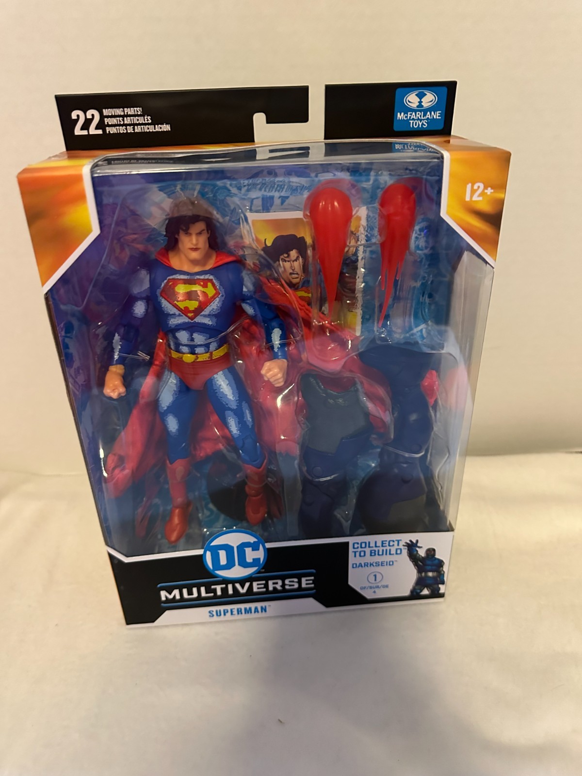 NEW McFarlane DC Justice League Task Force SUPERMAN 7" Action Figure BAF Wave 14