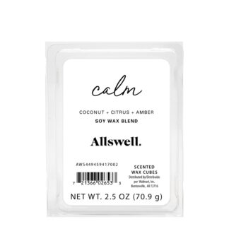 Allswell 6 Cube Wax Melts, Calm (Coconut + Citrus + Amber), 2.5 oz