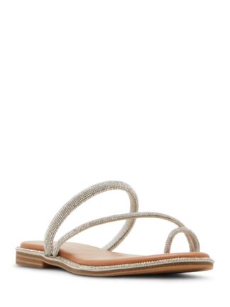 Madden Girl Women's Spotlight-B Toe Loop Slip On Bling Sandal
