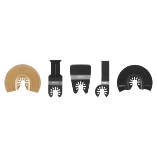 HART 5-Piece Assorted Bi-Metal Multi-Tool Blade Set