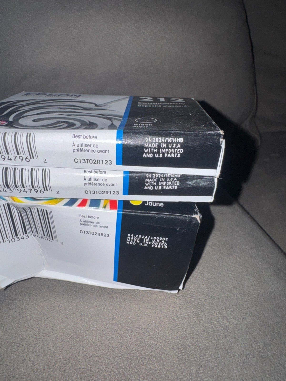 Epson 212 Ink Cartridge Multi Pack - (1) Cyan Magenta Yellow (2) Black - Image 2