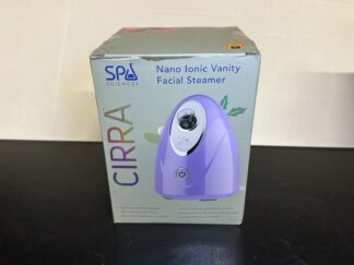 Spa Sciences CIRRA Nano Ionic Vanity Facial Steamer with Optional Aroma Purple
