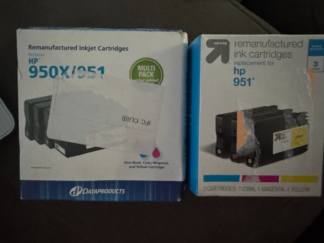 1 HP 950X (2)951color Ink Cartridges for OfficeJet Pro 8610 8615 8620 8625 8630