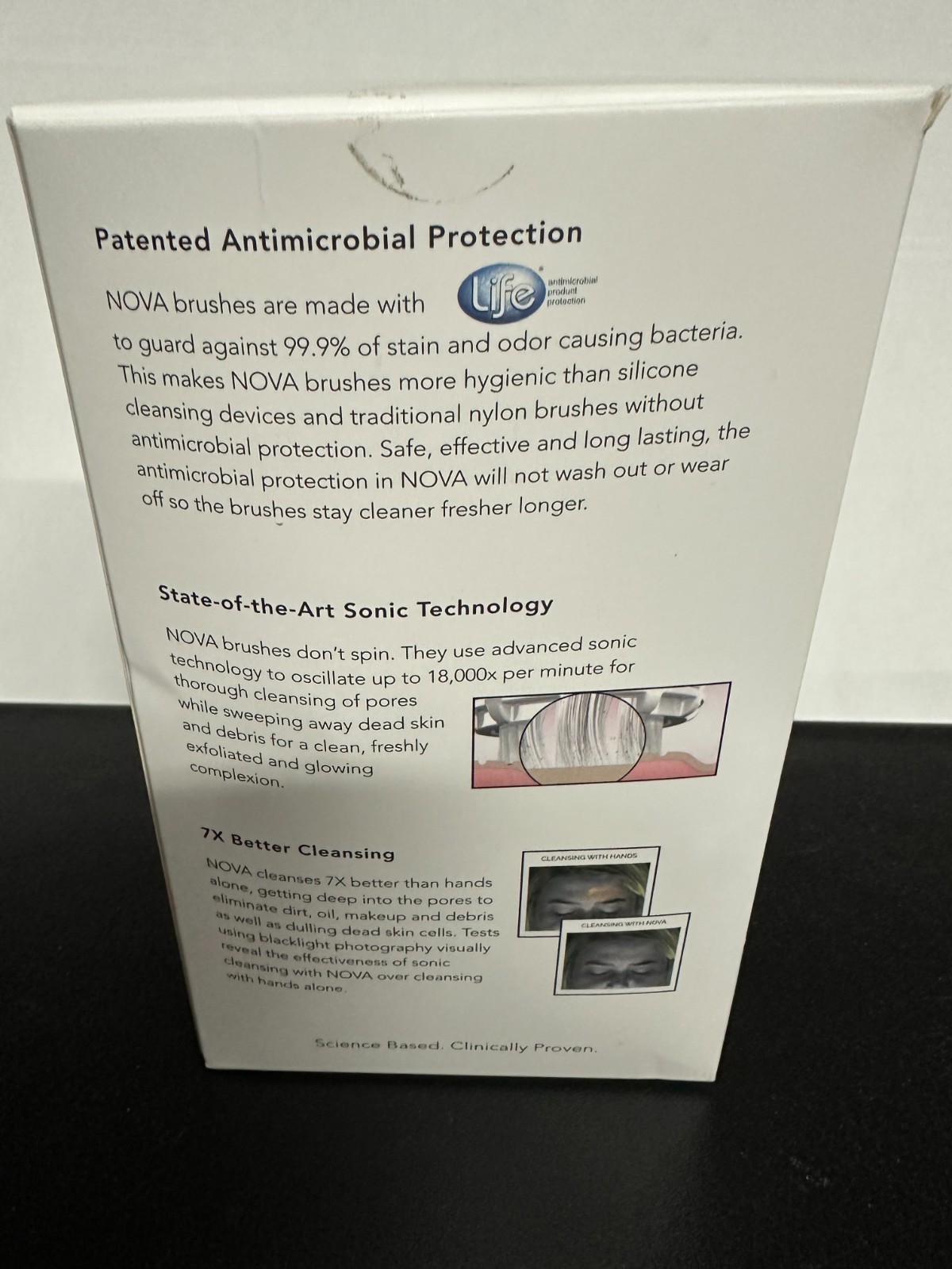 Mint Nova Spa Sciences Antimicrobial Sonic Cleansing System with Shower Caddy - Image 3