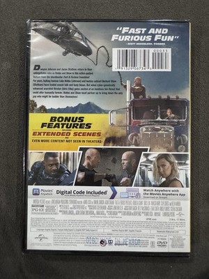 Fast & Furious Presents: Hobbs & Shaw (DVD, 2019) NEW - Image 2