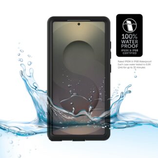 Body Glove Tidal Waterproof Phone Case for Samsung Galaxy S25 Ultra - Black/Clear