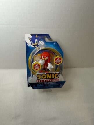 Knuckles- Sonic The Hedgehog Mini 3'' Figurine and Collectors Cards