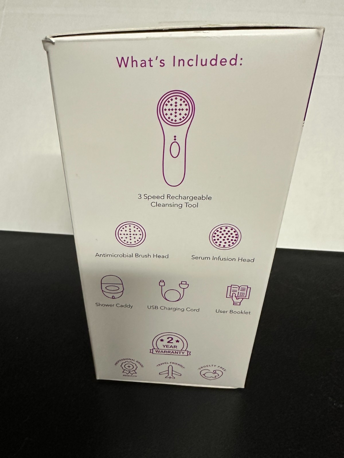 Mint Nova Spa Sciences Antimicrobial Sonic Cleansing System with Shower Caddy - Image 2