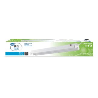 Great Value 2ft LED Grow Light, 14W Full Spectrum, Linkable with Integrated Receptacle (up to 10 Units) - Single Pack