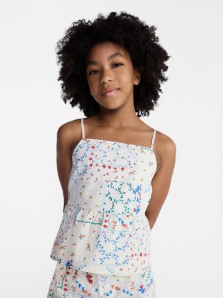 Weekend Academy Girls Cotton Babydoll Tank Top, Sizes 4-18