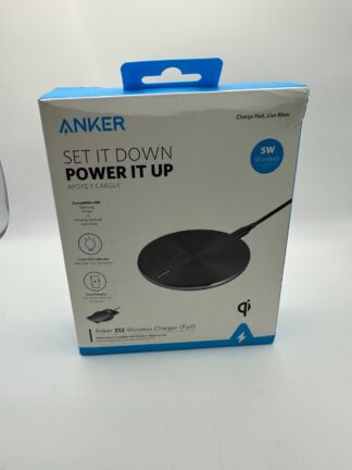 Anker 313 Wireless Charger PowerWave Pad Model A2503 - Black