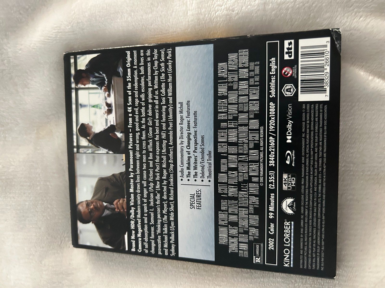 Changing Lanes (Ultra HD, 2002) IN MINT CONDITION WITH SLIPCOVER!! - Image 2