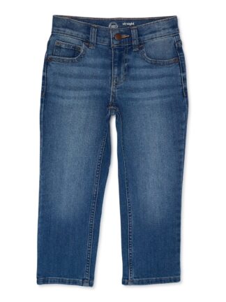 Wonder Nation Boys Straight Fit Denim Jeans, Sizes 4-18 & Husky (UPC 35992)