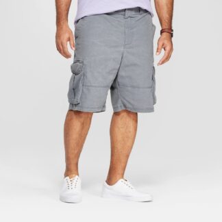 Men's Big & Tall 11 Cargo Shorts - Goodfellow & Co Gray 52