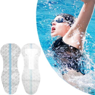 Trianu 10Pcs Waterproof Swimming Pads for Women PU Clear Hygienic Pantiliners for Women - Portable Hygienic Feminine Care Liners for Women