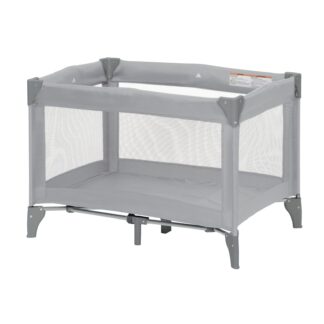 Babideal Portable Playpen for Babies with Mesh Sides and Padded Mat, Baby Essentials, Arctic Grey