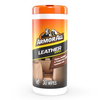 Armor All Leather Car Cleaning Wipes With Beeswax, 20 Count Revive