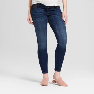 Under Belly Skinny Maternity Jeans - Isabel Maternity by Ingrid & Isabel™ Dark Blue 10