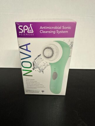 Mint Nova Spa Sciences Antimicrobial Sonic Cleansing System with Shower Caddy