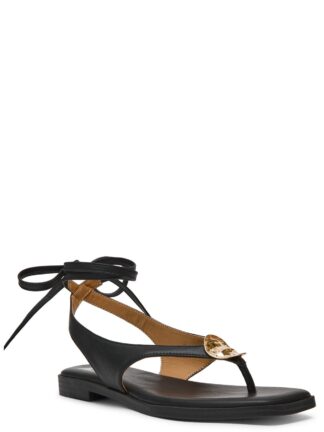 DV Dolce Vita Women's Markly Thong Sandal with Ankle Wrap
