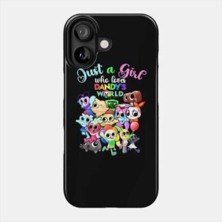 Funny Dandy World Cartoon Characters Protective Case for iPhone 11 12 13 14 15 16 17 Pro Max