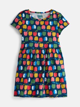 Wonder Nation Girl’s Play Dress with Short Sleeves, Sizes XS-XXL (UPC 36321)