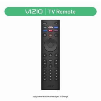 VIZIO Manufactured Universal Smart TV Remote that Works with all VIZIO TVs XRT140C