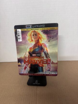 Captain Marvel 4K Ultra HD + Blu Ray w Slipcover 2019 No Digital Code