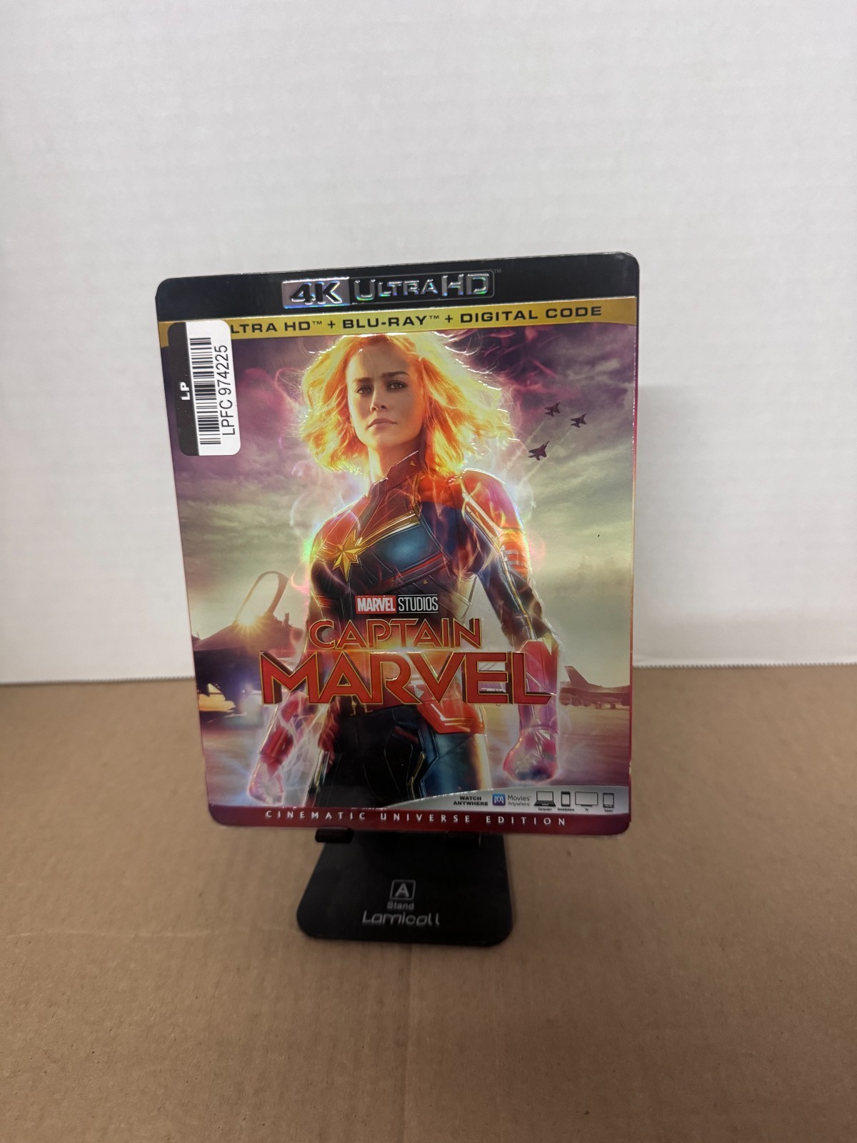 Captain Marvel 4K Ultra HD + Blu Ray w Slipcover 2019 No Digital Code