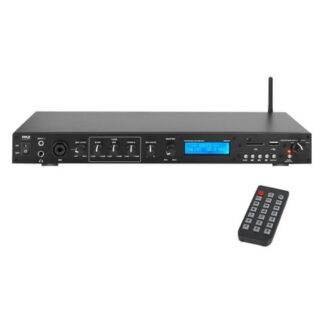 PYLE PPRE70BT - Pro Audio Bluetooth Pre-Amplifier Receiver System - Digital Rack Mount Studio Pre-Amp Recording Mode FM Radio