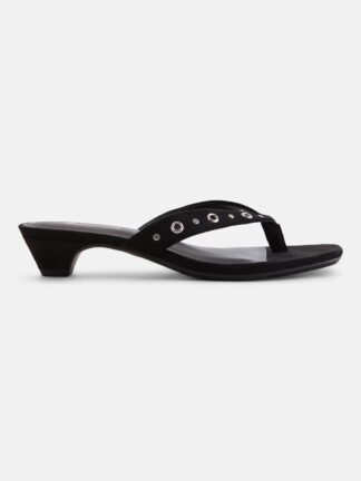 No Boundaries Women's Cone Heel Thong Sandals