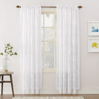 No. 918 Rod Pocket Sheer Curtain Panel  58.0  x 84.0