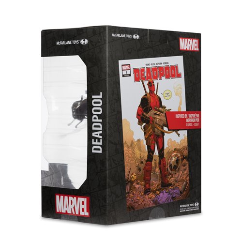 Marvel Wave 5 Deadpool #1 1:6 Scale Posed Figure with Scene and Comic - Image 9