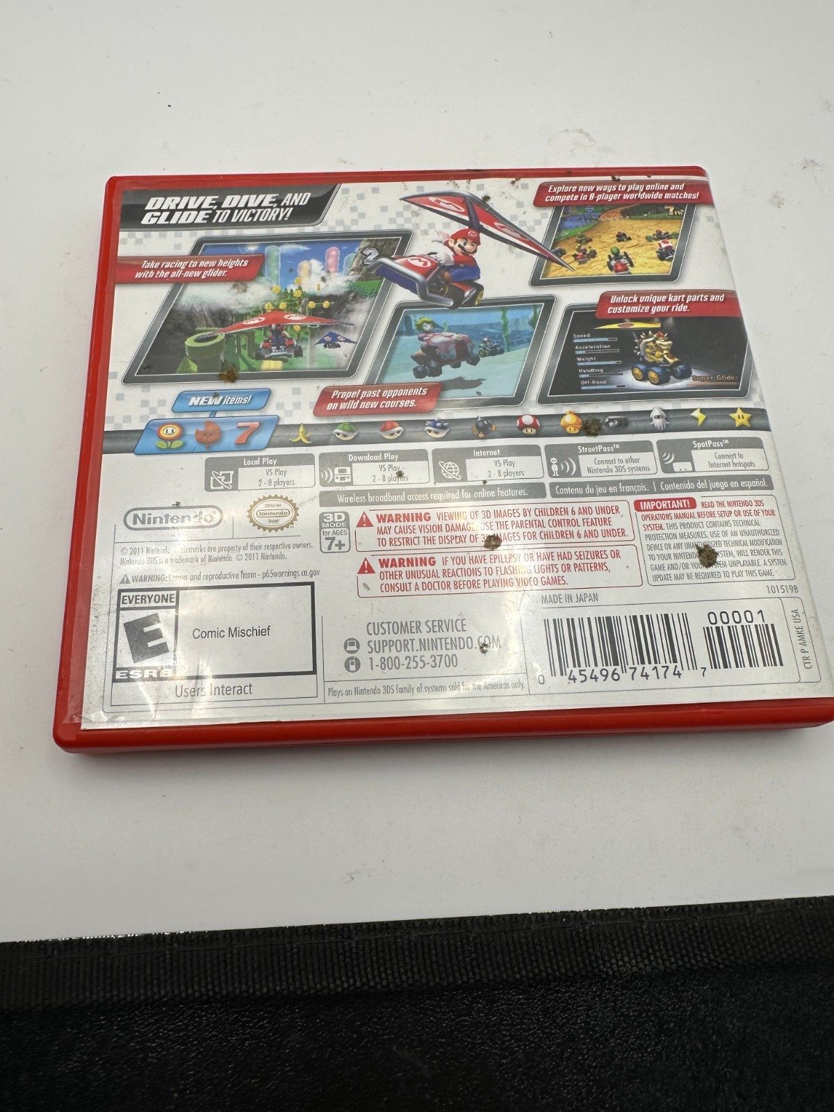 Mario Kart 7 Nintendo 3DS / No Game / USA Authentic Version **CASE ONLY** - Image 2