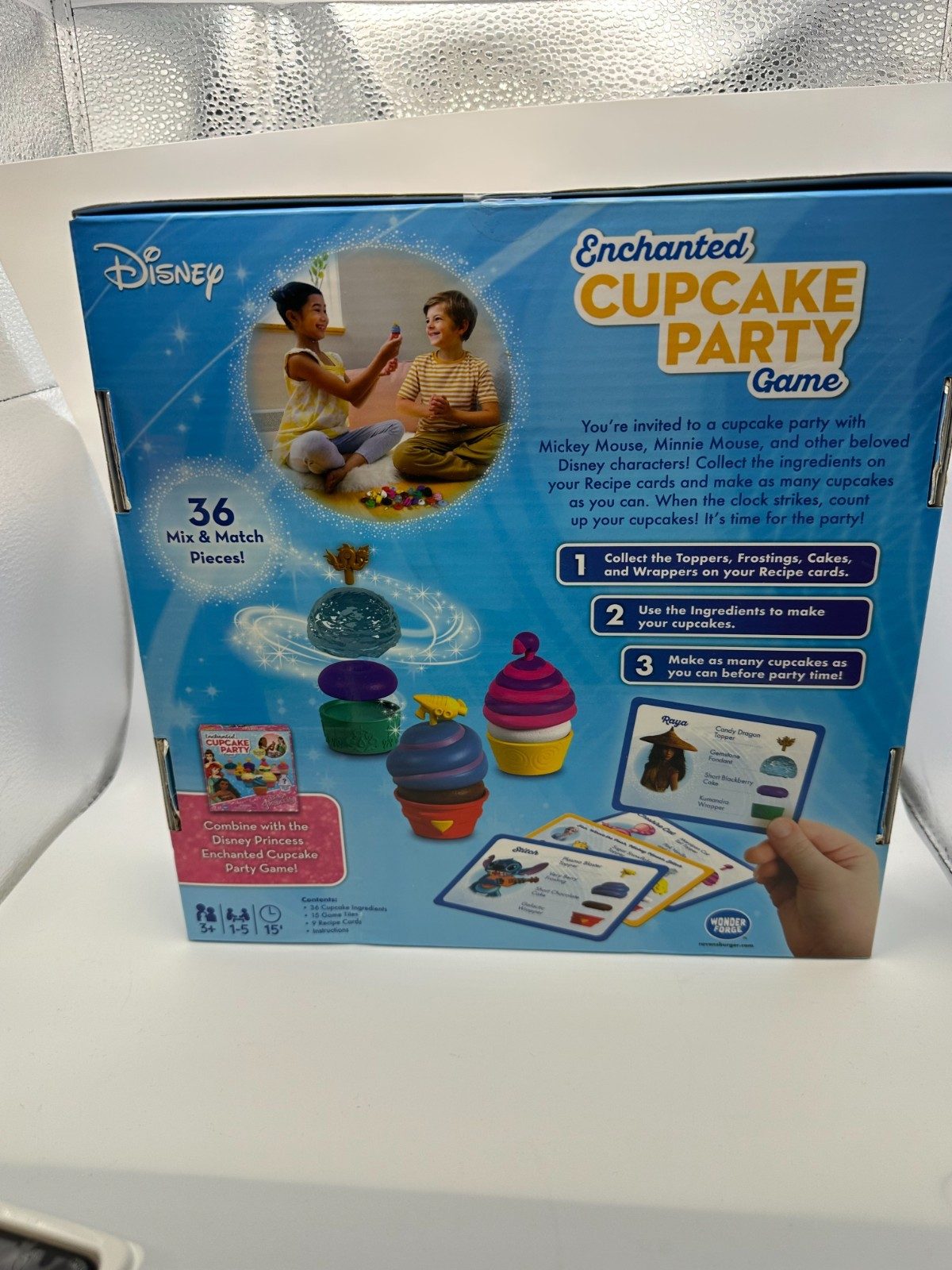 NEW - Disney Enchanted Cupcake Party Game - Wonder Forge - Image 2