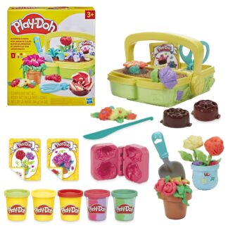 Play-Doh Blooming Flower Garden Playset, Birthday Gifts for Ages 3 and up
