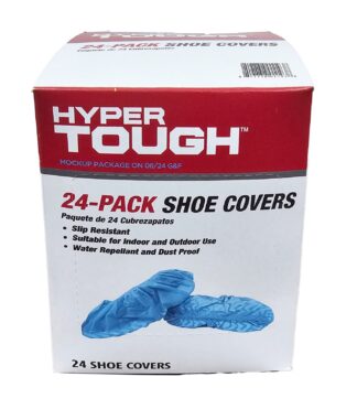 Hyper Tough Slip Resistant Shoe Covers, 24 Count