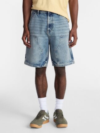 No Boundaries Men's & Big Men's 100% Cotton Denim Carpenter Shorts, 9" Inseam, Size 28-44