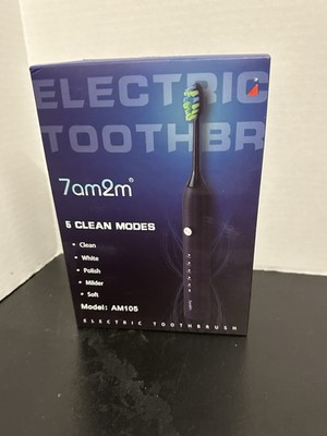 7AM2M AM105 Sonic Electric Toothbrush for Adults and Kids,One Charge for 90