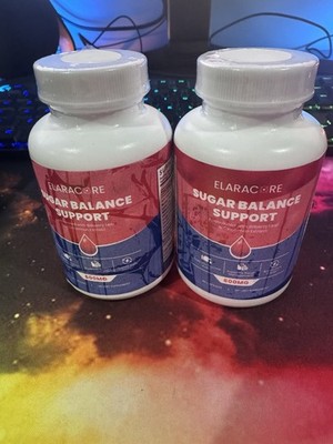 2 Elaracore Adv Glycogen Supplement Natural Circulation Support 60 Capsules Each