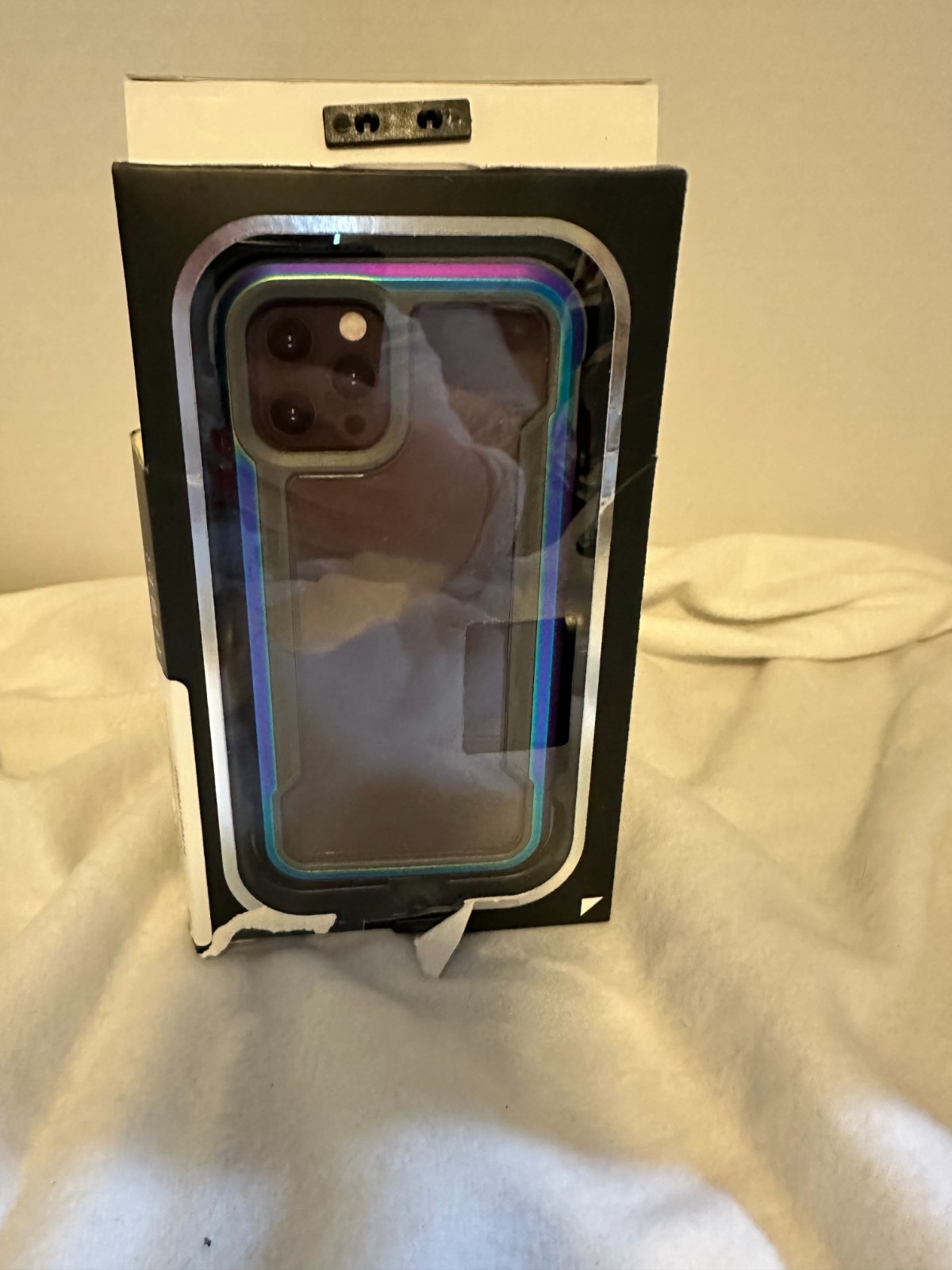 Raptic Shield Iridescent Green Purple Case For iPhone 12/12 Pro Military Metal - Image 2