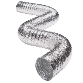 Deflecto Supurr-Flex Clothes Dryer Transition Duct - 4" x 8' F0408B/4