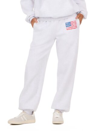 Forever 21 Women's and Women's Plus Americana Fleece Jogger Sweatpants, Sizes XXS-4X