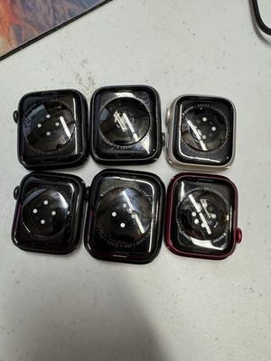 (6) Series 5, 6, 7 Apple Watches - For Parts Apple Account Locked - Image 2