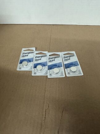4 Pcs ENERGIZER 1632 DL1632 CR1632 3V Lithium Coin Battery.  EXPIRE:  2030