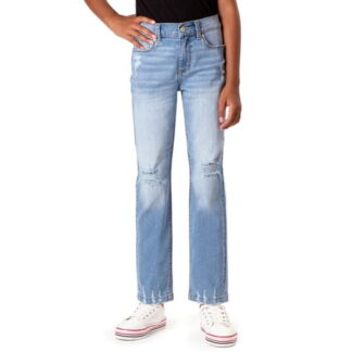 Jordache Girls High Rise Vintage Straight Ankle Jean Sizes 5-18
